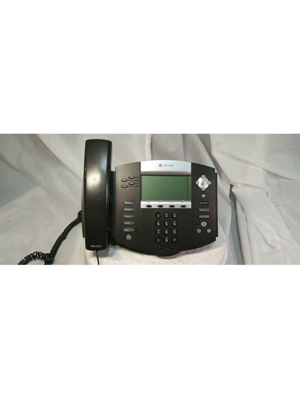 Polycom SoundPoint IP 550 SIP VoIP Desk Phone HD Voice